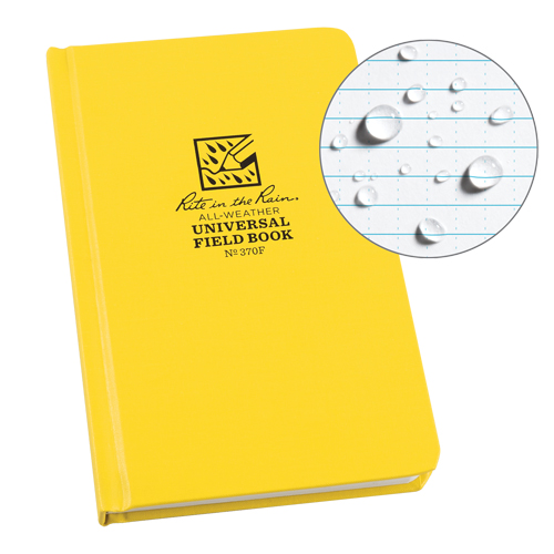 Livre reli&eacute;, Couverture rigide, Jaune, 160 Pages, 4-5/8" , 7-1/4"  Equipment World