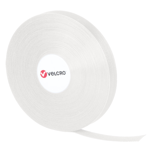 QWIK Fastener Ties, Hook & Loop, 25 yds x 3/4", Self-Grip, White Equipment World