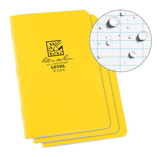 Carnet de notes, Couverture souple, Jaune, 48 Pages, 4-5/8" , 7"  Equipment World