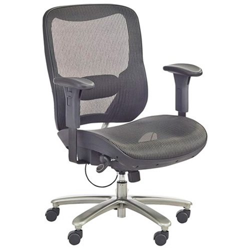 Economical Big & Tall Chair, Mesh, Black, 450 lbs. Capacity Equipment World