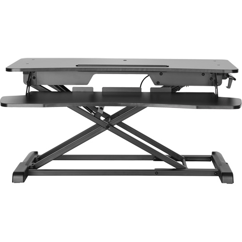 Goya Sit-Stand Workstation, Desktop Unit, 22" H x 31-1/2" W x 24" D, Black Equipment World