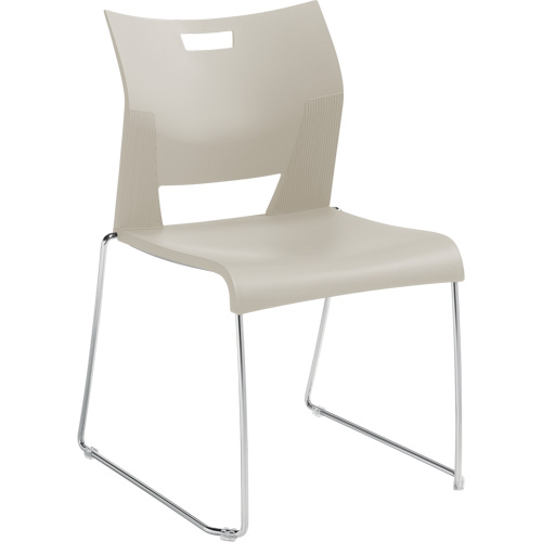 Chaise de formation sans bras Duet, Plastique, Hauteur 33-1/4", Capacit&eacute; 350 lb, Blanc Equipment World