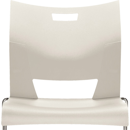 Chaise de formation sans bras Duet, Plastique, Hauteur 33-1/4", Capacit&eacute; 350 lb, Blanc Equipment World