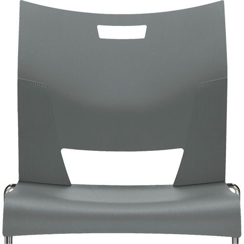 Chaise de formation sans bras Duet, Plastique, Hauteur 33-1/4", Capacit&eacute; 350 lb, Gris Equipment World
