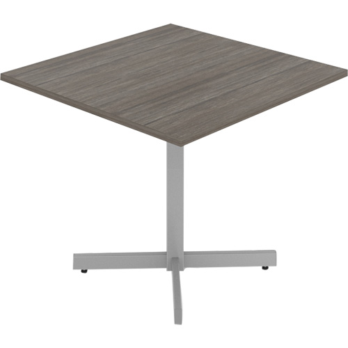 Cafeteria Table, 36" L x 36" W x 29-1/2" H, 1" Top, Laminate, Grey/White Equipment World