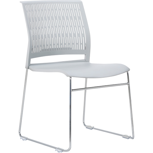 Activ Series Stacking Chairs, Polypropylene, 32-3/8" High, 275 lbs. Capacity, Grey Equipment World