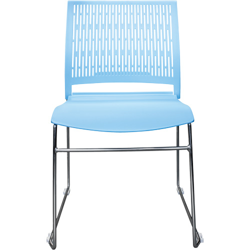 Activ Series Stacking Chairs, Polypropylene, 32-3/8" High, 275 lbs. Capacity, Blue Equipment World