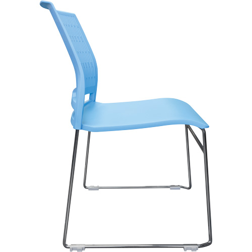Activ Series Stacking Chairs, Polypropylene, 32-3/8" High, 275 lbs. Capacity, Blue Equipment World