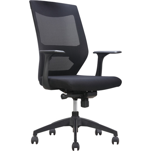 Activ Series Synchro-Tilt Office Chair, Fabric/Mesh, Black, 275 lbs. Capacity Equipment World