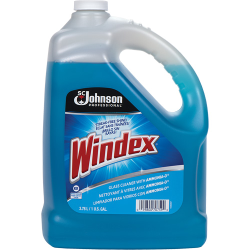 Windex&reg; Glass Cleaner with Ammonia-D&reg;, 3.8 L, Jug Equipment World