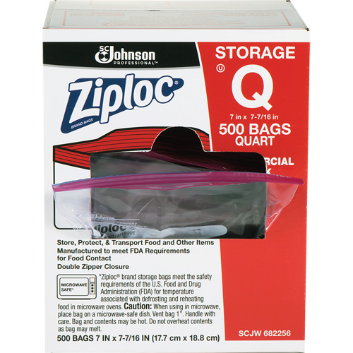 Ziploc&reg; Double Zip Food Storage Bags Equipment World