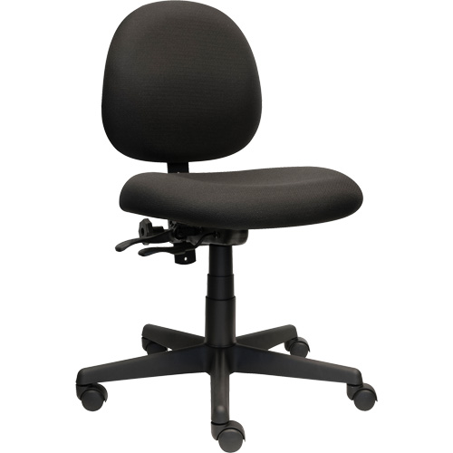 Aspen Low Back Posture Task Chair, Fabric, Black, 275 lbs. Capacity Equipment World