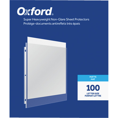 Oxford&reg; Heavyweight Non-Glare Sheet Protectors Equipment World