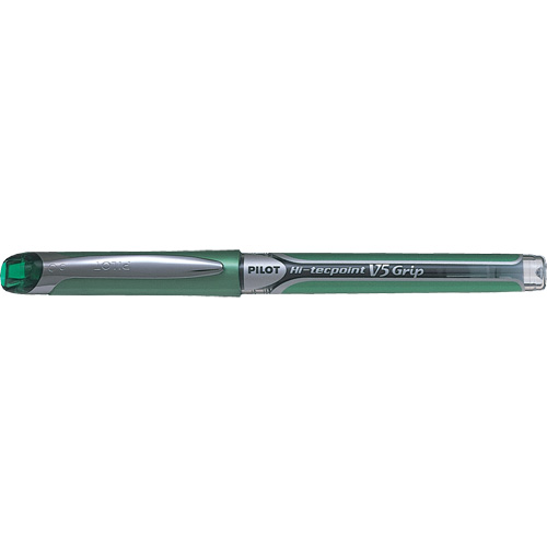 Hi-Tecpoint Grip Pen, Green, 0.5 mm Equipment World