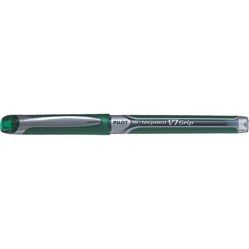 Hi-Tecpoint Grip Pen, Green, 0.7 mm Equipment World