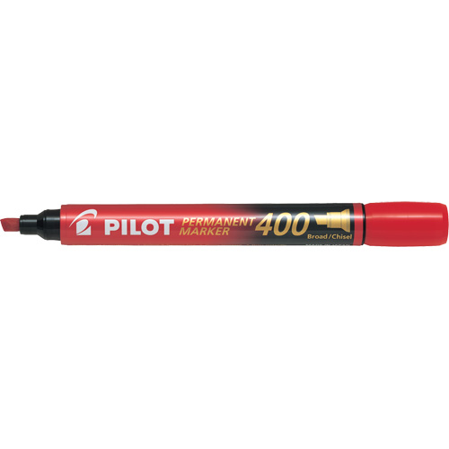 400 Permanent Marker, Chisel, Red Equipment World