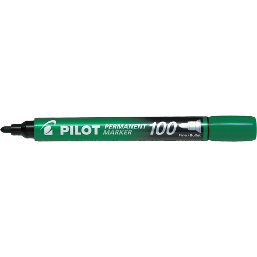 Series 100 Permanent Marker, Bullet, Green Equipment World