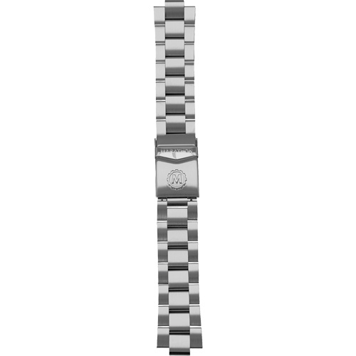 Grande montre automatique de plong&eacute;e avec feuille d'&eacute;rable gris et bracelet en acier inoxydable, Num&eacute;rique, &agrave; piles, 41 mm, Argent Equipment World