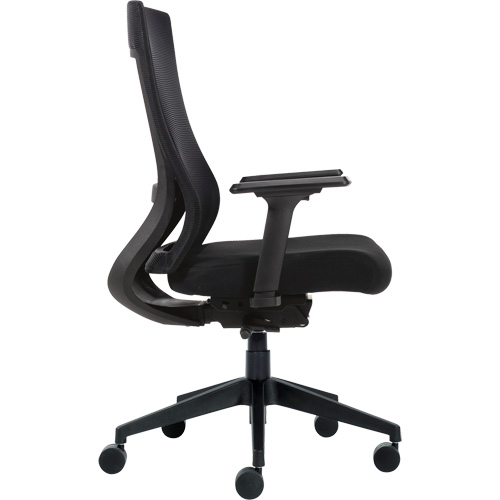 High-Back Weight-Sensing Synchro-Tilter, Mesh, Black Equipment World