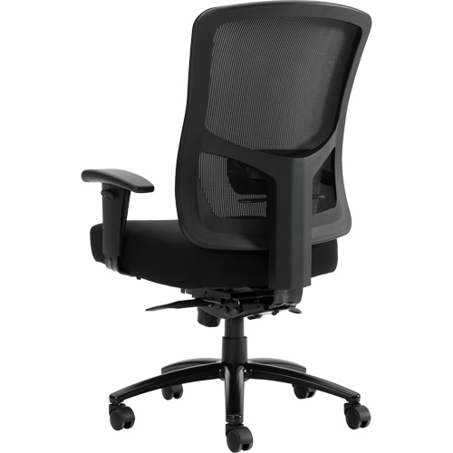 Raven 400 High-Back Heavy-Duty Synchro-Tilter, Mesh, Black, 400 lbs. Capacity Equipment World