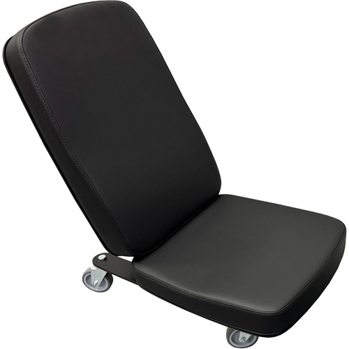 Mini chaise industrielle FLEX, Vinyle, Noir, Capacit&eacute; 280 lb Equipment World