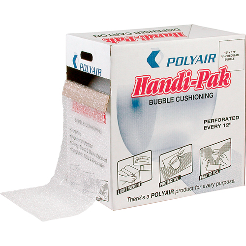 Handi-Pak Bubble Sheet Dispenser, 100' x 12", Bubble Size 5/16" Equipment World