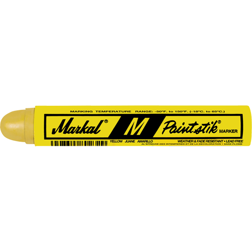 M Paintstik&reg; Paint Marker, Solid Stick, Yellow Equipment World