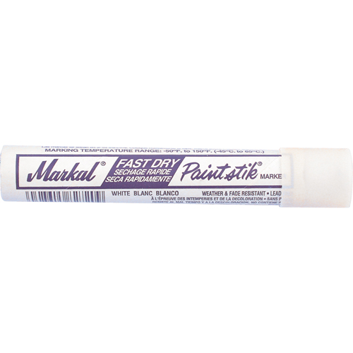 B&acirc;tons de peinture Paintstik &agrave; s&eacute;chage rapide 50° &agrave; 150°F, B&acirc;ton plein, Blanc Equipment World