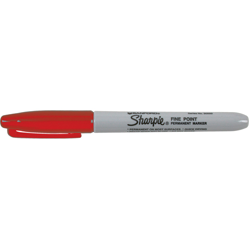 Permanent Markers - #15, Fine, Red Equipment World