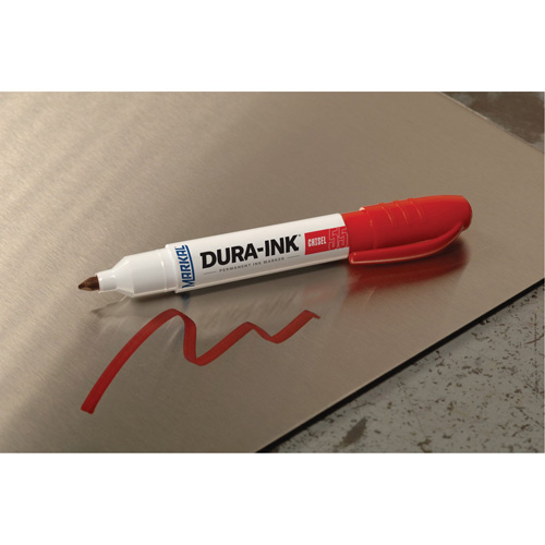Dura-Ink&reg; Marker #55, Red, Chisel Tip Equipment World