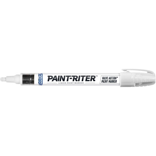 Paint-Riter&reg; Valve Action&reg; Paint Marker, Liquid, White Equipment World