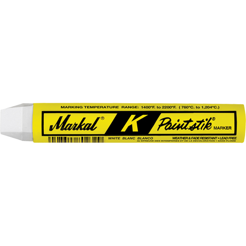 K Paintstik&reg; Paint Marker, Solid Stick, White Equipment World