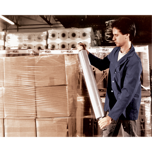 Hand Stretch Wrap, 120 Gauge (30 micrometers), 20" x 800' Equipment World