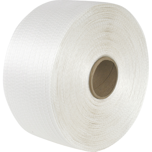 Woven Cord Strapping, Polyester Cord, 1/2" W x 3900' L, Manual Grade Equipment World