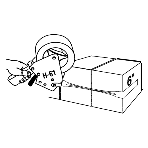 Stretchable Tape, 5 mils Thick, 38.1 mm (1-1/2") x 55 m (180')  Equipment World