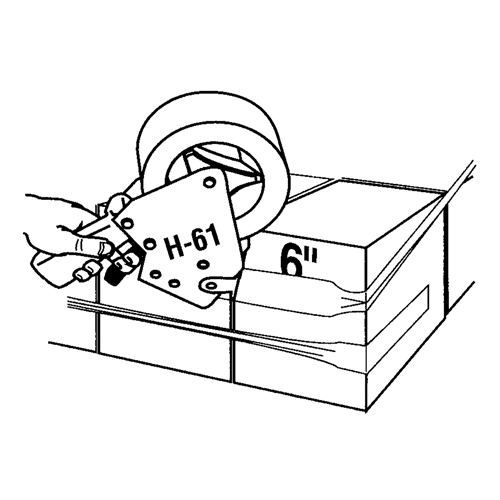 Stretchable Tape, 5 mils Thick, 38.1 mm (1-1/2") x 55 m (180')  Equipment World