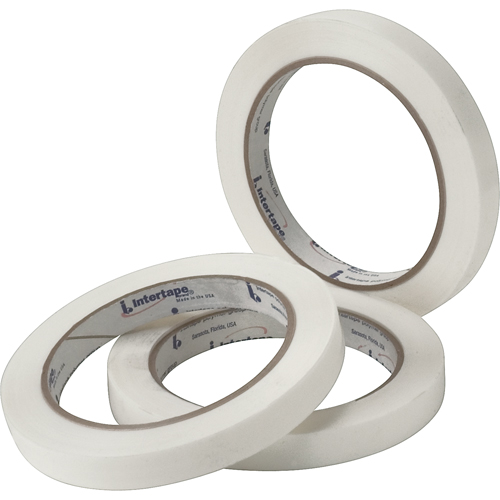 White General Purpose Strapping Tape, 2.7 mils Thick, 12 mm (47/100") x 54.864 m (180')  Equipment World