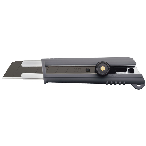 Comfort-Grip Knife, 25 mm, Carbon Steel, Heavy-Duty, Rubber Handle Equipment World