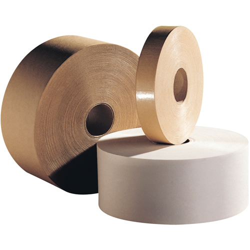 Rubans de papier gomm&eacute; - Rubans standards, 75 mm (2-95/100") x 183 m (600'), Kraft Equipment World