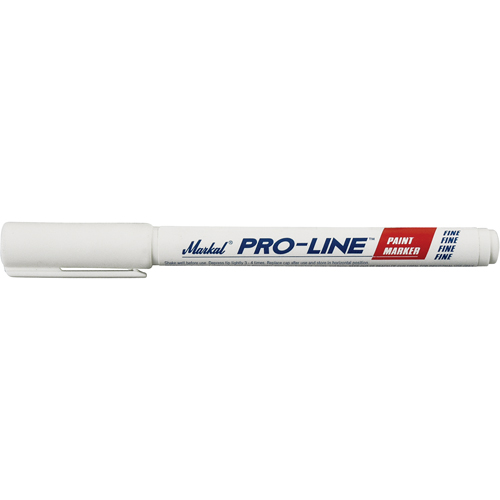 Pro-Line&reg; Fine Line Markers, Liquid, White Equipment World
