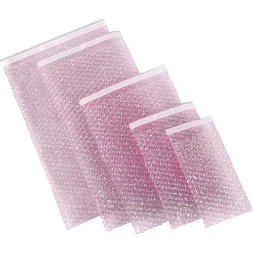 E-Z Seal Bubble Pouches, 4" W x 7.5" L Equipment World