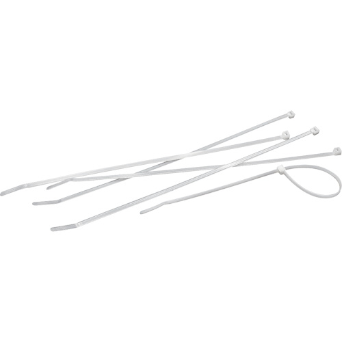 Cable Ties, 4" Long, 18 lbs. Tensile Strength, Natural Equipment World