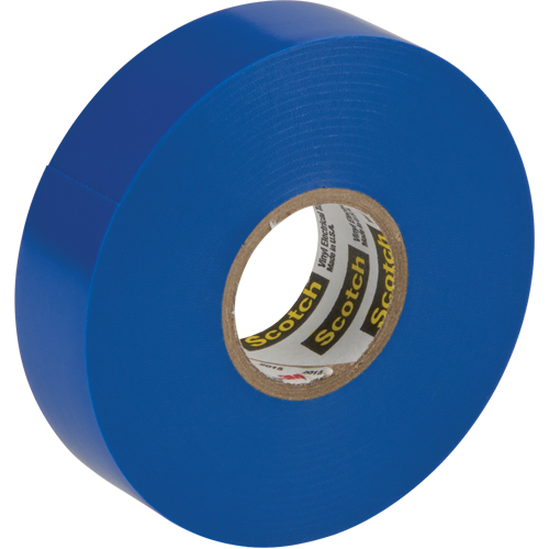 Scotch&reg; 35 Colour Coded Tape, 19 mm (3/4") x 20.1 m (66'), Blue, 7 mils Equipment World