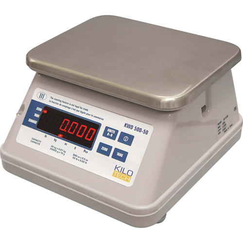 Digital Bench Top Scale With Dual Display, 11 lbs. Cap., 0.005 lbs. / 0.002 kg Graduations Equipment World