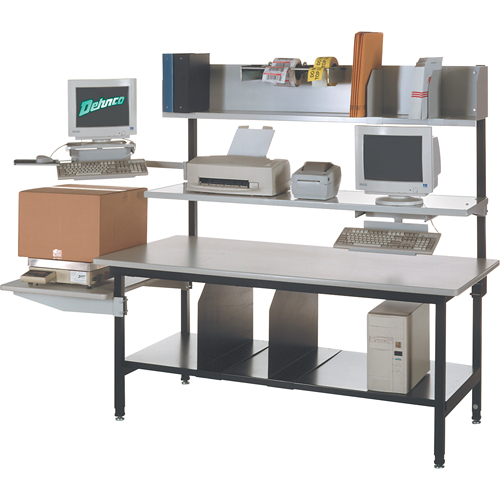 Packaging Workbench, 83" W x 33" D x 36" H, Laminate Equipment World