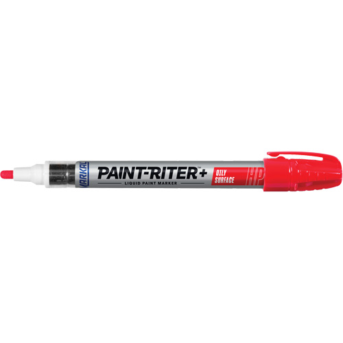 Paint-Riter&reg; + Oily Surface Marker, Liquid, Red Equipment World