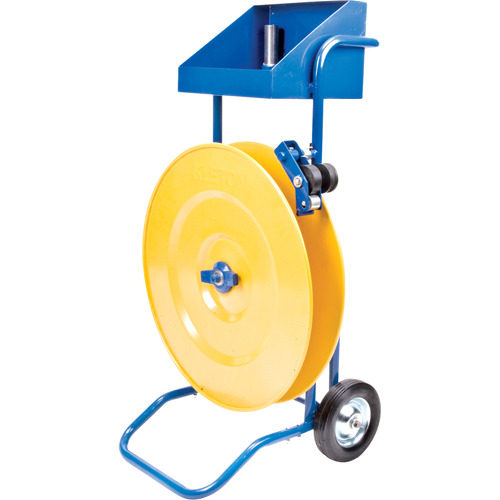 Strapping Dispenser, Polyester/Steel/Polypropylene Straps, 16"/8" Core Dia., 3"/8"/6" Roll Width Equipment World