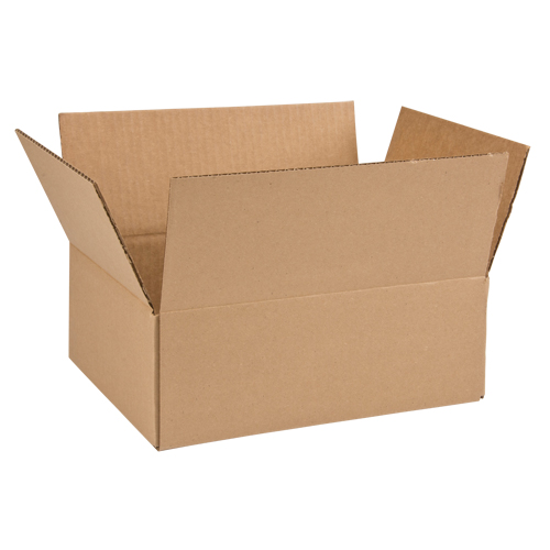 Corrugated Box, 12" L x 10" W x 4" H Equipment World