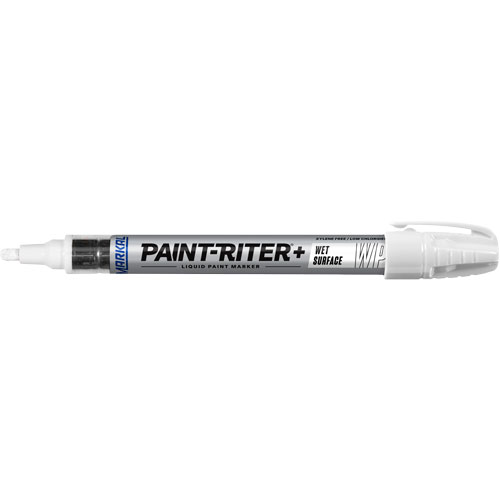 Paint-Riter&reg;+ Wet Surface Paint Marker, Liquid, White Equipment World