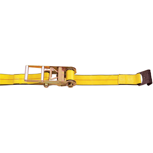 Ratchet Straps, Flat Hook, 3" W x 30' L, 5400 lbs. (2450 kg) Working Load Limit Equipment World